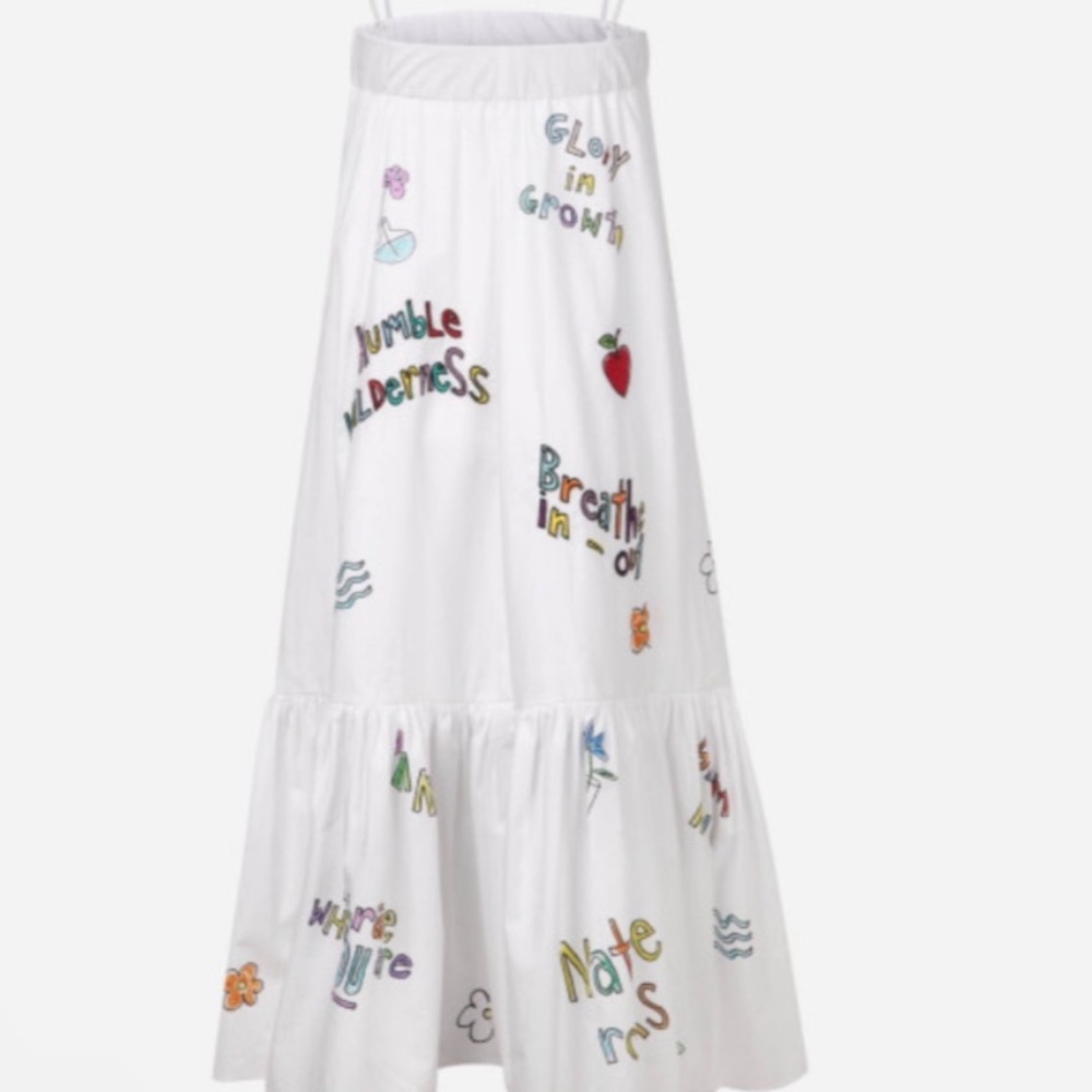 Mira Mikati Wellness Print Cami Tiered Dress - NWT - Picture 2 of 2